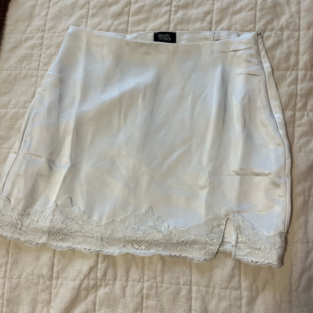 Pacsun can satin skirt